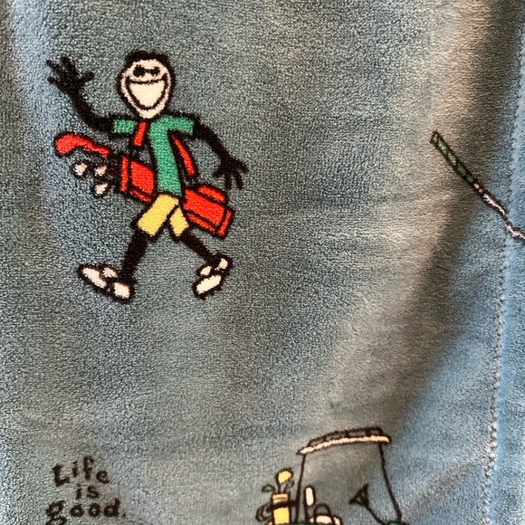 Life is Good Golf Throw NWT - Picture 3 of 4